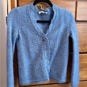 Sezane Angelie Cartigan in Vintage Blue